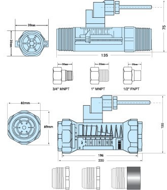 Z-6501、Z-6502、Z-6503、Z-6504水平流量計(jì)